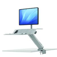Fellowes Lotus RT Sit-Stand Workstation Single White