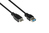 Adapterkabel USB 3.0 OTG (On-the-go), Stecker Micro B an Buchse A, schwarz, 0,1m, Good Connections®