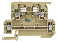 Sicherungsreihenklemme, 4-polig, 0,5-4,0 mm², 500 V, 6.3 A, 8215900000