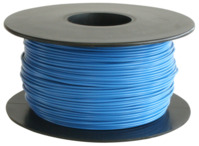 PVC-Schaltdraht, Yv, 0,2 mm², blau, Außen-Ø 1,1 mm