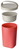 Mehrwegbehälter Snackpot Buddy; 700ml, 10.4x17.5 cm (ØxH); rot; rund; 6 Stk/Pck