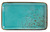 Platte Palana; 21x13x2.1 cm (LxBxH); türkis; rechteckig; 6 Stk/Pck