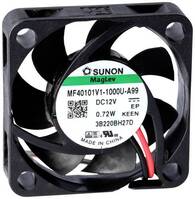 Sunon EF40101BX-1000U-A99 Axiális ventilátor 12 V/DC 16.98 m³/óra (H x Sz x Ma) 10 x 40 x 40 mm