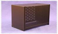 Hammond Electronics acél dobozok, lyukasztott, 1451-es sorozat 1451-14BK3 acél (H x Sz x Ma) 228 x 127 x 132 mm, fekete