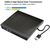 DVD RW External Drive SATA interface USB3.0 Single cable for both power and data, Black Color Optische Laufwerke