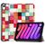 Cover for iPad Mini 6 2021 for iPad Mini 6 (2021) Tri-fold Caster Hard Shell Cover with Auto Wake Function - HLF Style Tablet-Hüllen