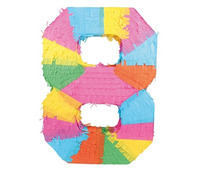 pinata chiffre "8" 50cm