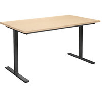 Mesa multiusos DUO-T, tablero recto