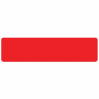 Fußbodensymbol 'Streifen' 20x5cm rot