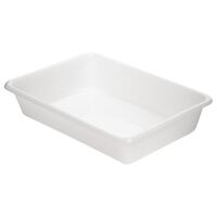 Araven Shallow Food Storage Tray Stackable and Dishwasher Safe 80mm Deep - 19in