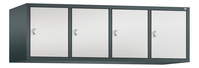 C+P Aufsatz-Garderobenschrank Classic, 4 Abteile, H500B1590T500 mm