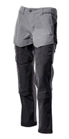 MASCOT Customized Broek kniezak - 22279-605 - steengrijs/zwart - 82C51