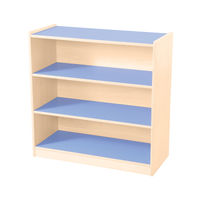 WISDOM PROFILE 3 SHELF BOOKCASE BLU