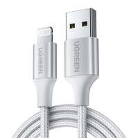 UGREEN Lightning USB kábel 2.4A US199, 2m ezüst (60163)