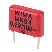 Wima MKS4D032203C00KS 220nF ±10% 100V 10mm Pitch Polyester Capacitor