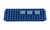 LLG-Microtube racks PP 80-well Colour blue