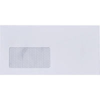 TopSTAR Briefumschlag DIN lang, 110 x 220 mm, haftklebend, weiß, 100 g/m²,
