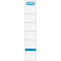 ELBA Rückenschilder, selbstklebend, für Rückenbreite 50 mm, kurz weiß,
