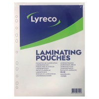 Lyreco laminálófólia, 54 x 86, 250 μm, 2 x 125 μm, fenyes, 100 darab/csomag