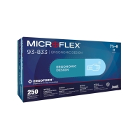 Ansell Microflex® 93-833 eldobható nitril kesztyű, meret L, 250 darab