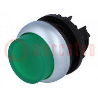 Switch: push-button; 22mm; Stabl.pos: 2; green; M22-FLED,M22-LED