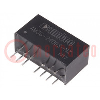 Converter: DC/DC; 3W; Uin: 18÷36V; Uout: 9VDC; Iout: 333mA; SIP8