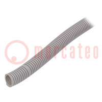 Protective tube; Size: 25; grey; L: 50m; -5÷60°C; RKGL; Øint: 19mm