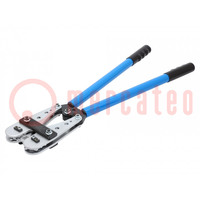 Tool: for crimping; DIN,non-insulated terminals; 10÷120mm2