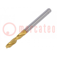 Drill bit; for metal; Ø: 4.1mm; L: 55mm; Working part len: 22mm