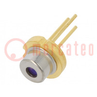 Diode: laser; 645÷660nm; 7mW; 9/28; THT; 2.2÷2.5VDC; red