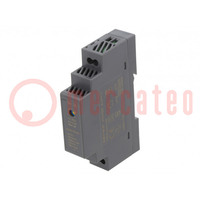 Power supply: switched-mode; for DIN rail; 10W; 5VDC; 2A; OUT: 1