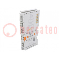 Analoge uitgang; 24VDC; Resolutie: 12bit; IP20; EtherCAT; OUT: 4