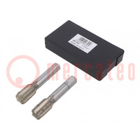 Tap; high speed steel grounded HSS-G; M14; 1.5; 70mm; 9mm; 2pcs.