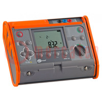 Meter: grounding resistance; LCD; 0÷1.99kΩ; IP54; Interface: USB