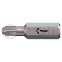 Screwdriver bit; Pozidriv®; PZ1; Overall len: 25mm; slim