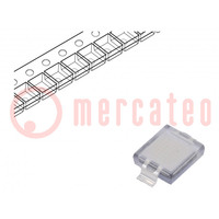 Fotodiode PIN; SMD; 940nm; 5nA; rechthoekig; plat; transparant
