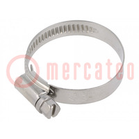 Cable tie; Ø: 25÷40mm; W: 9mm; Material: stainless steel