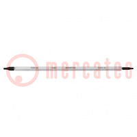 Interchangeable blade; Torx®; double-sided; TX05,TX06; 120mm