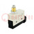 Limit switch; plunger; SPDT; 10A; max.250VAC; IP67; -10÷80°C