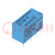 Relay: electromagnetic; DPDT; Ucoil: 5VDC; 1A; 0.5A/120VAC; PCB
