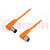 Cable: for sensors/automation; PIN: 4; M12-M12; 2.5m; plug; plug