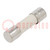 Fuse: fuse; time-lag; 3.15A; 500VAC; cylindrical,glass; 5x20mm; 477