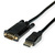 ROLINE DisplayPort VGA kabel, DP M - VGA M, zwart, 5 m