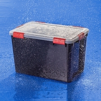 IRIS All-Weather-Box, 70L, wasserdichte Kunststoffbox, schwarz