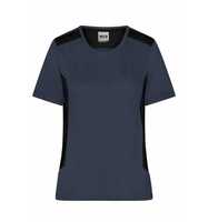 James & Nicholson Workwear T-Shirt Damen JN1823 Gr. 2XL carbon/black
