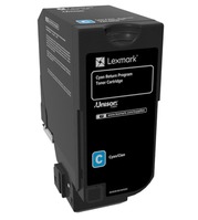 Lexmark Rückgabe-Tonerkassette CX725 Cyan mit hoher Kapazität Bild 1