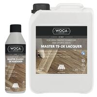Produktbild zu WOCA Master TS-2K Lacquer Seidenmatt/Glanz 20, 4,5 Liter + 2 K Härter