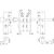 Skizze zu SH-Wechselgarnitur AUSTIN auf Schild PZ 72, Türstärke 42-47, schwarz matt