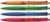 Kugelschreiber Loox, Druckmechanik, M, blau, Schaftfarbe: transparent, sortiert