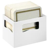 Artikelbild Coaster Holder "Beer crate", white